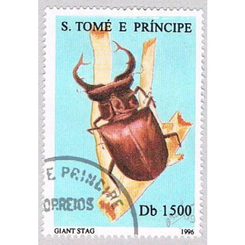 Saint Thomas and Prince Is 1287d Used Giant stag CV 4.00 (BP20814)