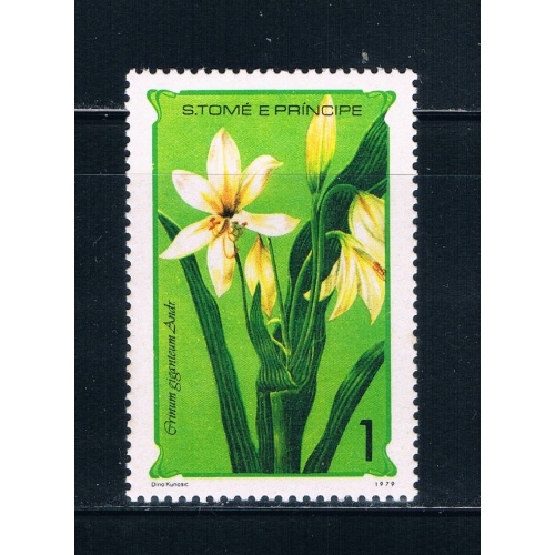 Saint Thomas and Prince Is 502 Unused Flowers (GI0337)+
