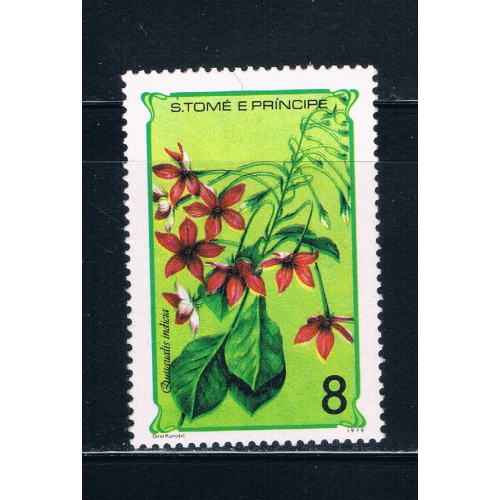 Saint Thomas and Prince Is 503a Unused Flowers (GI0334)+