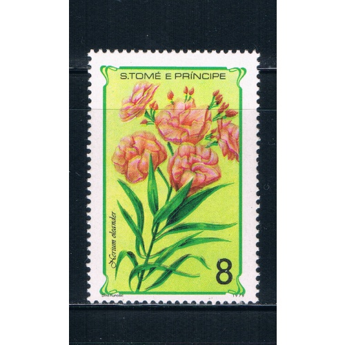 Saint Thomas and Prince Is 503c Unused Flowers (GI0335)