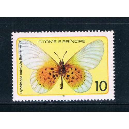 Saint Thomas and Prince Is 504 Unused Butterflys (GI0424)+