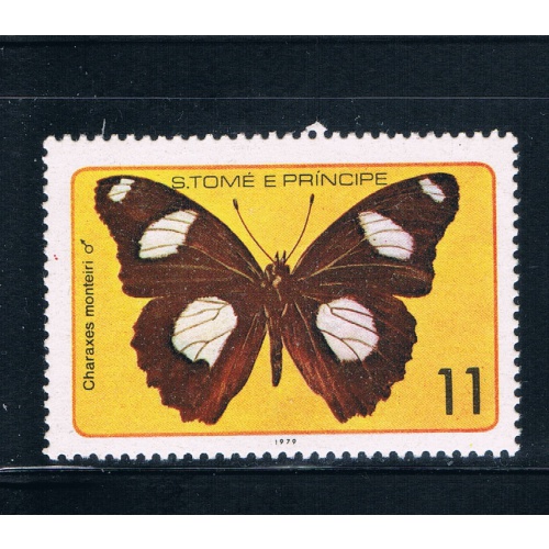Saint Thomas and Prince Is 505a Unused Butterflys (GI0419)
