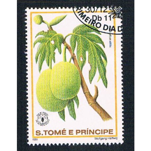 Saint Thomas and Prince Is 641c Used Artocarbus altilis CV 1.05 (BP2092)