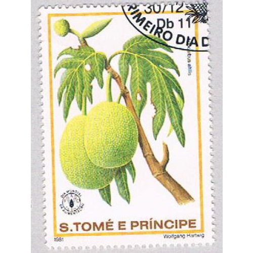 Saint Thomas and Prince Is 641c Used Artocarbus altilis CV 1.10 (BP20815)