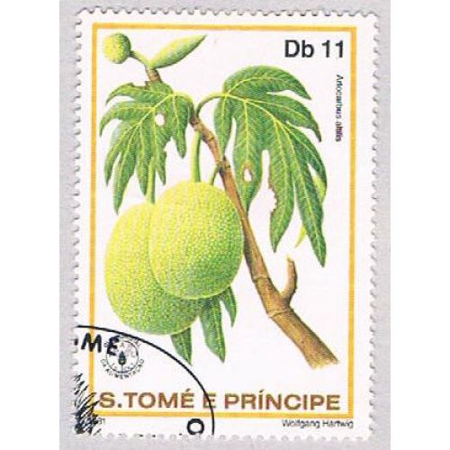 Saint Thomas and Prince Is 641c Used Artocarbus altilis CV 1.10 (BP20816)