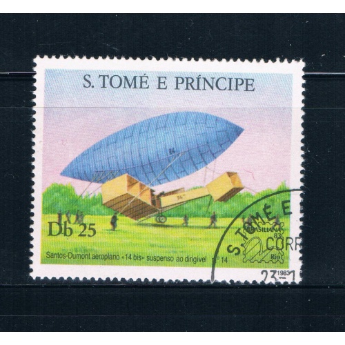 Saint Thomas and Prince Is 699b Used Dirigible CV 2.37 (GI0434)+