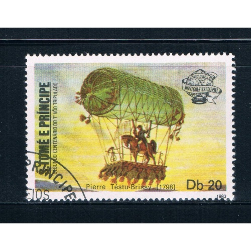Saint Thomas and Prince Is 704 Used Flying Machine CV 2.40 (GI0431)+