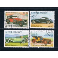 Saint Thomas and Prince Is 711ab-12ab Used Antique Autos (GI0358)+