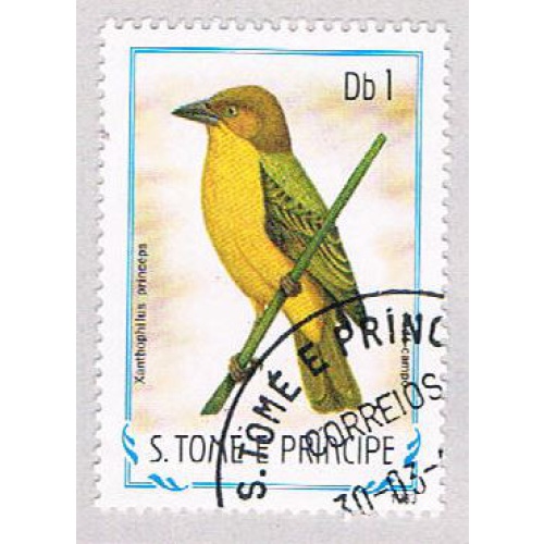Saint Thomas and Prince Is 727 Used Bird (BP2084)
