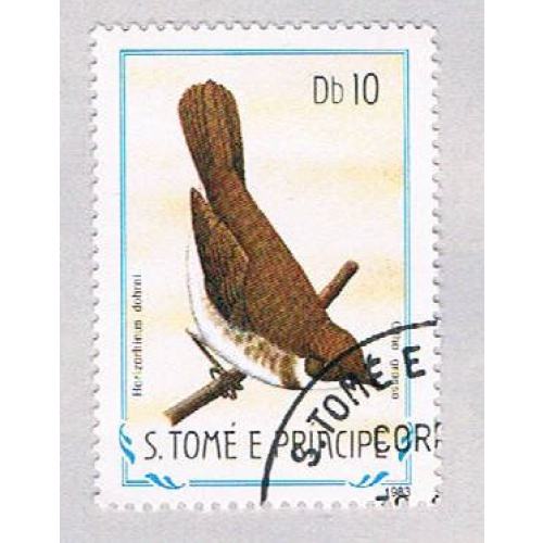 Saint Thomas and Prince Is 735 Used Bird CV 1.05 (BP2088)