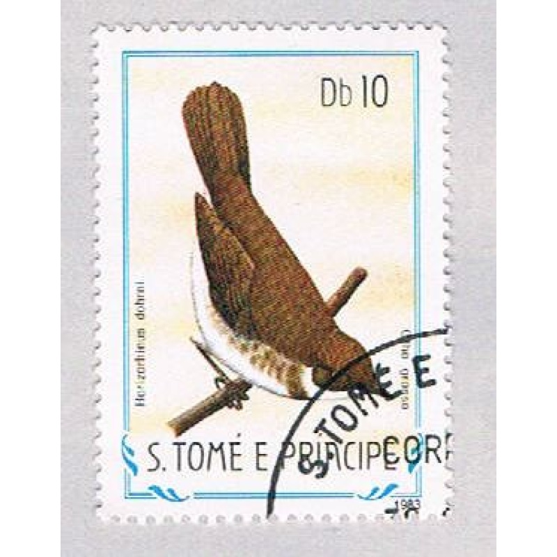 Saint Thomas and Prince Is 735 Used Bird CV 1.05 (BP2088)