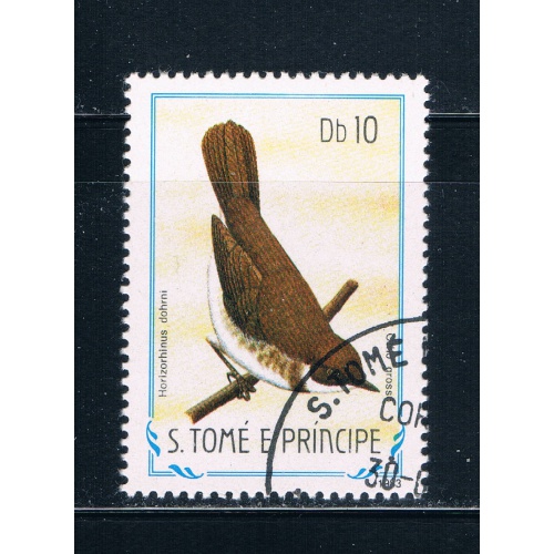 Saint Thomas and Prince Is 735 Used Bird lr (GI0371)+