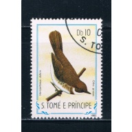 Saint Thomas and Prince Is 735 Used Bird ur (GI0372)+