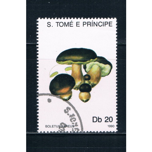 Saint Thomas and Prince Is 938 Used Mushrooms ll (GI0326)+