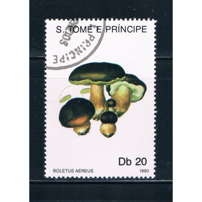Saint Thomas and Prince Is 938 Used Mushrooms ul (GI0327)+
