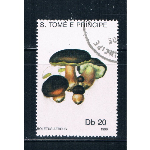 Saint Thomas and Prince Is 938 Used Mushrooms ur (GI0328)+