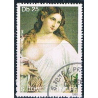 Saint Thomas and Prince Islands 974 Used Painting lr 1990 CV 2.20 (S1198)+