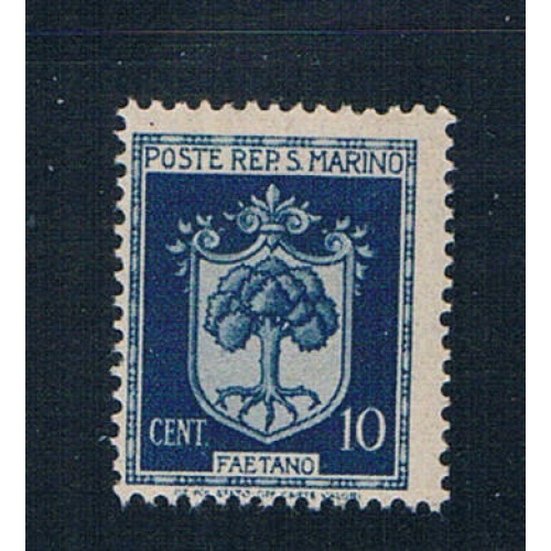 San Marino 242 Unused Coat of Arms 1945 (S0883)+