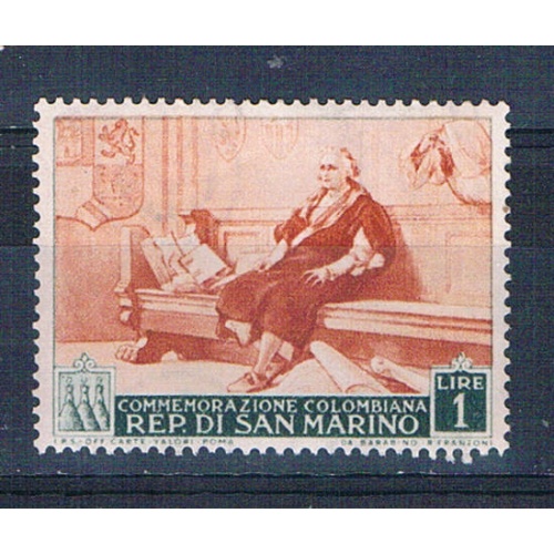 San Marino 308 Unused Colombus 1952 (ML0345)+