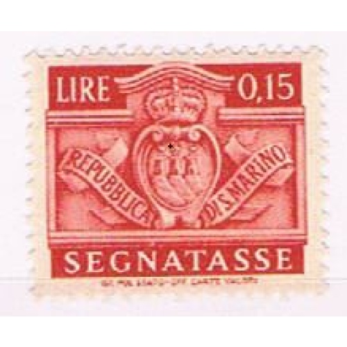 San Marino J67 Unused Coat of Arms 1945 (S0873)
