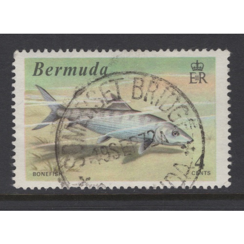 Bermuda 292 U 1972 4c Fishing