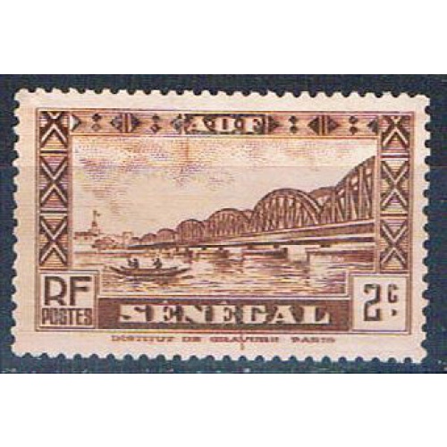 Senegal 143 MLH Faidherbe Bridge 1935 (S0777)+