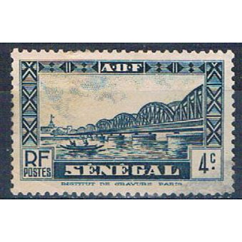 Senegal 145 MLH Faidherbe Bridge 1935 (S0779)+