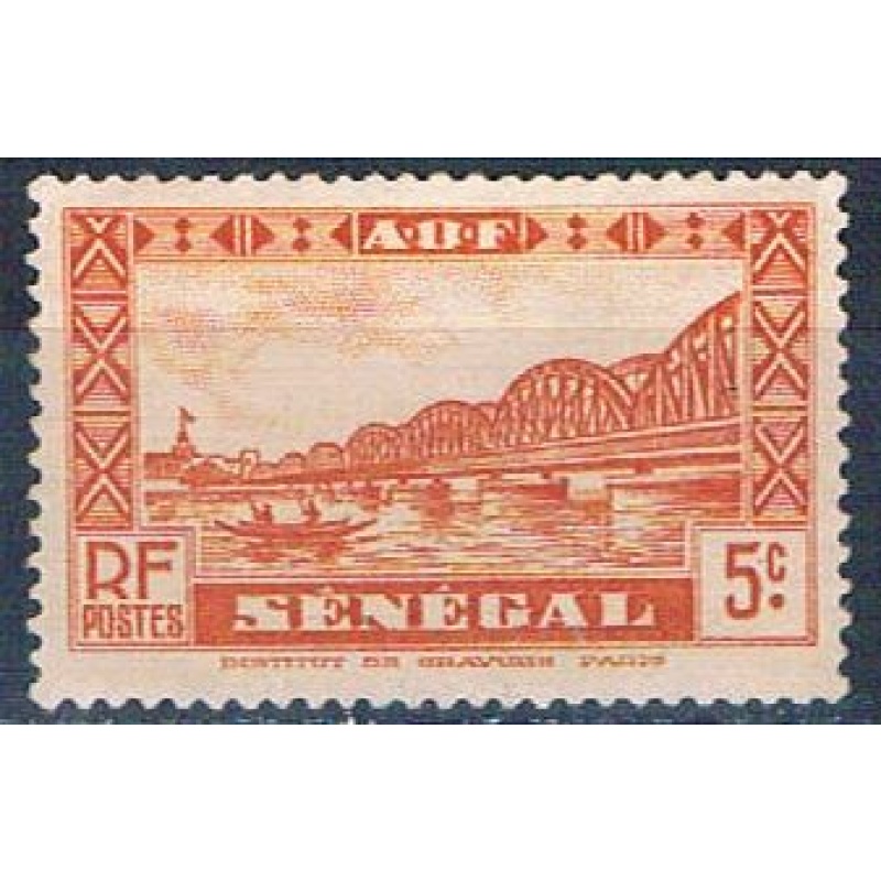 Senegal 146 MLH Faidherbe Bridge 1935 (S0780)+