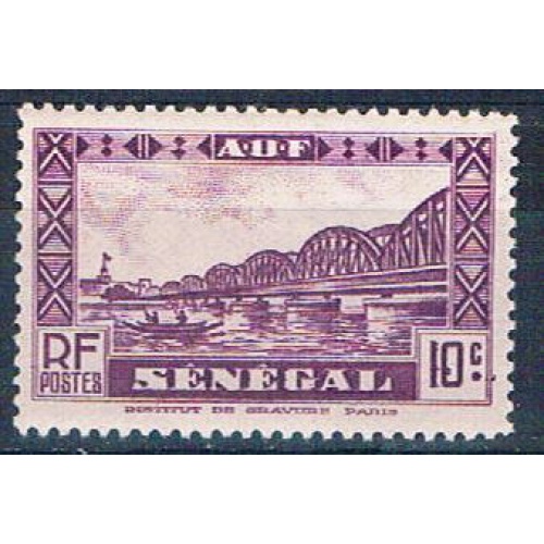 Senegal 147 MLH Faidherbe Bridge 1935 (S0781)+
