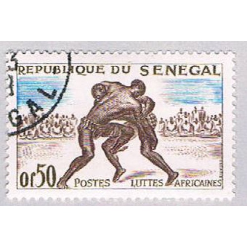 Senegal 202 Used Wrestlers 1961 (BP29915)