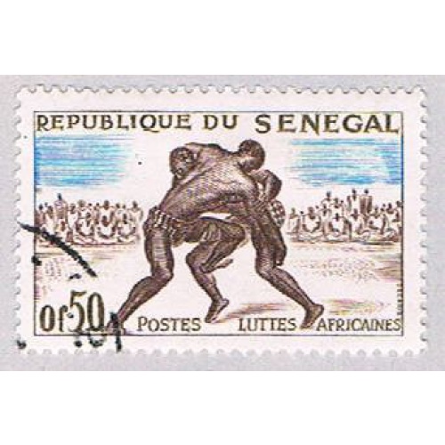 Senegal 202 Used Wrestlers 1961 (BP29917)