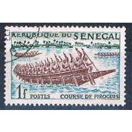 Senegal 203 Used Boat Racing ul 1961 (S0791)+
