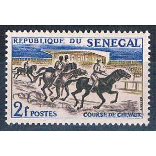 Senegal 204 Unused Horse Racing 1961 (S0786)+