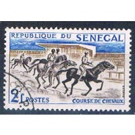 Senegal 204 Used Horse Racing ll 1961 (S0787)+