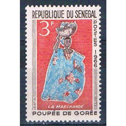 Senegal 253 Unused Woman fruit 1966 (S0796)+