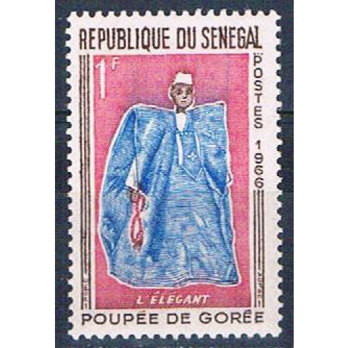 Senegal 261 Unused Elegant Man 1966 (S0795)+