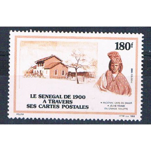 Senegal 796 Unused Post cards 1988 CV 1.60 (S0813)+