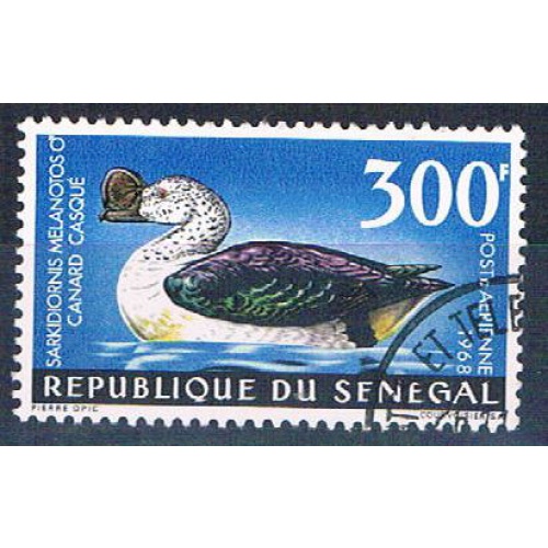 Senegal C56 Used Knob Gilled Goose lr 1969 CV 3.00 (S0826)+
