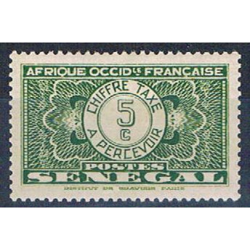 Senegal J22 MLH Numeral 1935 (S0765)
