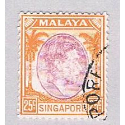 Singapore 14 Used King George VI (BP22113)
