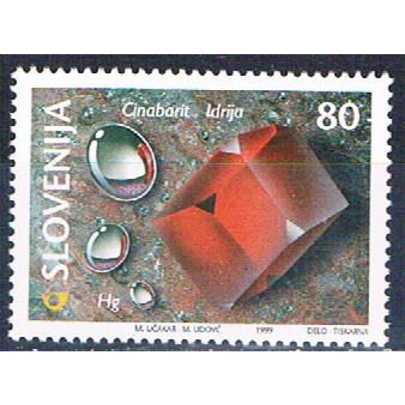 Slovenia 347 Unused Minerals 1999 CV 1.25 (S0980)