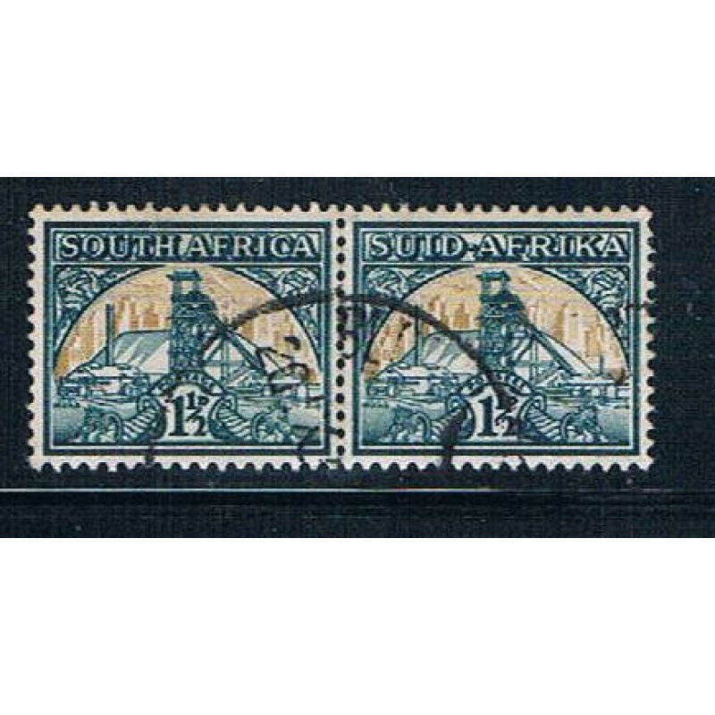 South Africa 62 Used Pair Gold Mine (S0498)