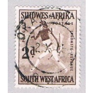 South West Africa 250 Used White Lady 1954 (BP26323)