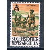 St Kitts-Nevis 206 Unused Pirates 1970 (S1186)+