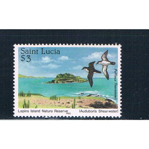 St Lucia 773 Unused Birds Nature Preserve 1985 CV 2.40 (S0925)+