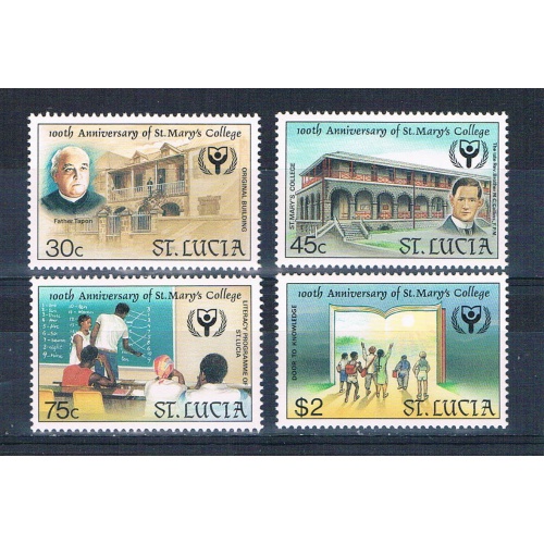 St Lucia 965-68 Unused set St Marys College 1990 CV 4.00 (S0932)+