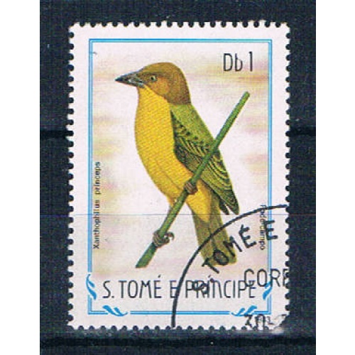 St Thomas & Prince 728 Used Bird lr 1983 (S1209)+
