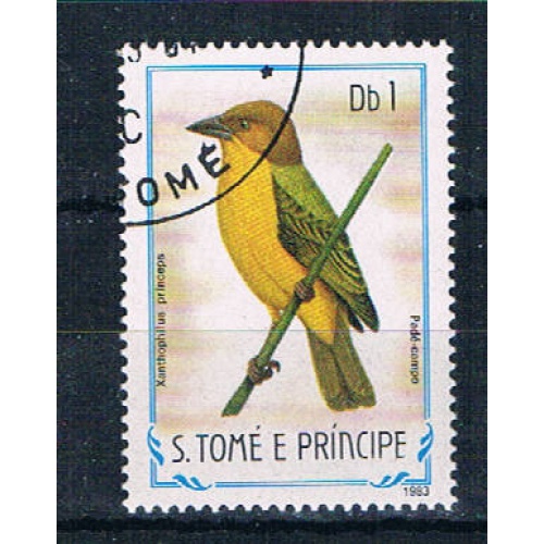 St Thomas & Prince 728 Used Bird ul 1983 (S1207)