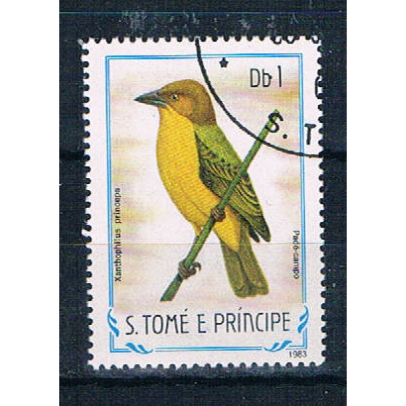 St Thomas & Prince 728 Used Bird ur 1983 (S1208)+