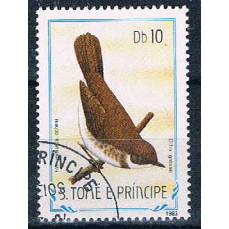 St Thomas & Prince 735 Used Bird ll 1983 (S1212)+